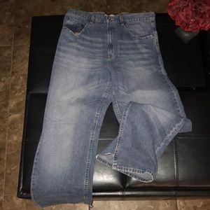 Urban Up dark denim jeans.